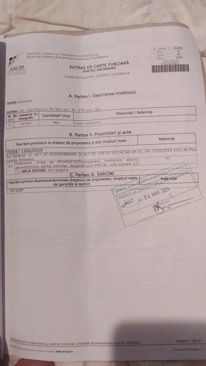 Teren intravilan Cluj Napoca 860m - imagine 10