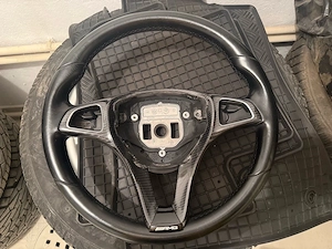 Volan mercedes amg carbon, provine de pe w205 dar se potriveste pe mai multe masini dupa 2015 - imagine 5