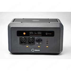 Statie de incarcare ERMAN E312 1200W, 1008 Wh, LiFePo4, Portable Power Station, 1 USB-A 18W, 2 USB-A