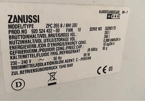 Ladă frigorifică Zanussi