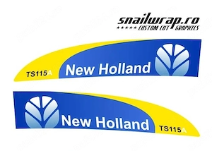 Stickere autocolante Manitou Wacker Neuson New Holland Bomag Hamm - imagine 2