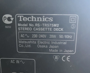 Casetofon deck Technics RS-TR 575 M2 made in Japan - imagine 4