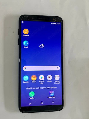 Curier 5 lei Samsung J6 dual sim amprenta, face id +card cadou