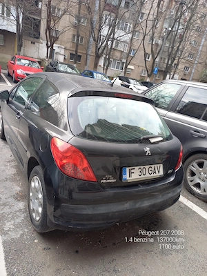 Peugeot 207 2009 benzina 1.4 itp și asigurare valabila 