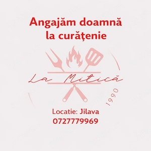 Grill&bar LaMitica angajeaza femeie la curatenie !   