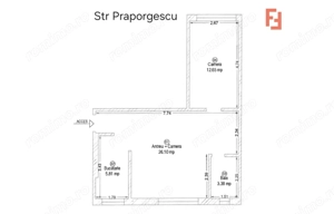 Apartament 2 camere de vanzare in Arad, Strada Praporgescu, locuinta / birou - imagine 10