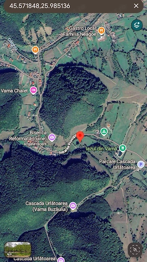 Teren Vama Buzăului 17.657 mp cu râu și pădure   aproape de Cascada Urlătoarea - imagine 9