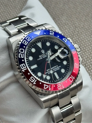 Ceas Rolex GMT Master II Pepsi 40mm , Oyster set