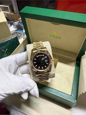 Vand ceas Rolex daydate cadran negru AUTOMATIC 41 mm - full box