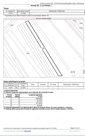 Pers. Fizică. Teren 1,7 ha Miroslava   Proselnici, zonă în dezvoltare. - imagine 5