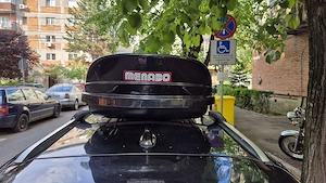 Cutie Portbagaj Menabo Mania 400 (Italia)– Stare Excelentă - imagine 2