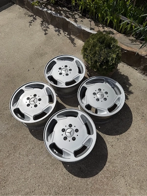 Jante RETRO Originale Mercedes W202, W124, in stare buna, livrare cu verificare - imagine 2