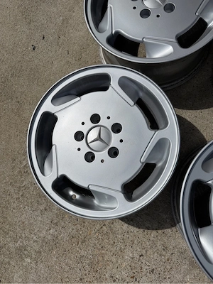 Jante RETRO Originale Mercedes W202, W124, in stare buna, livrare cu verificare - imagine 5