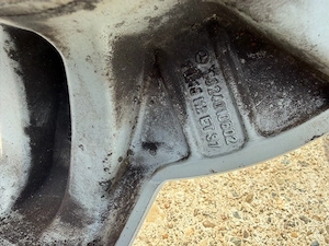 Jante RETRO Originale Mercedes W202, W124, in stare buna, livrare cu verificare - imagine 3