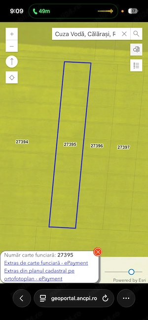 Teren extravilan de vanzare 1,7 ha Cuza Voda, Calarasi, usor negociabil - imagine 2