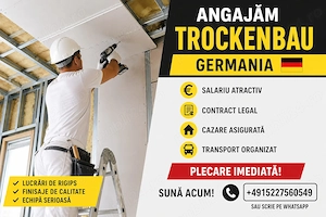 Angajăm muncitori în construcții   Trockenbau (Germania)