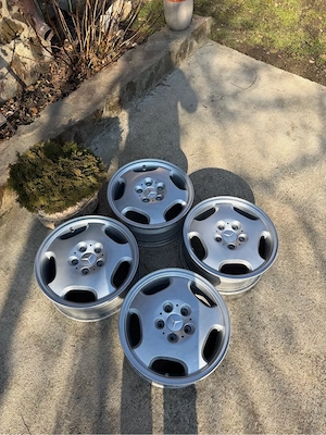 Jante RETRO originale Mercedes, R16, in stare buna. Livrare cu verificare - imagine 3