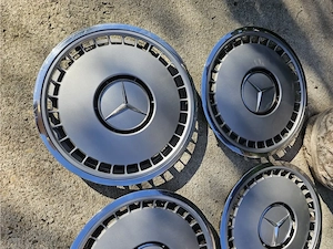 Capace RETRO Mercedes Benz W140, R16, originale, stare buna. Livrare colet cu verificare - imagine 3