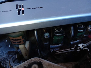 Magnetofon Philips N4414.N4418 cu amplificare si difuzoare incorporate  - imagine 4