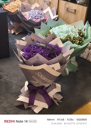 Vand sau fac pe comandă buchete de saten în Deva - imagine 2