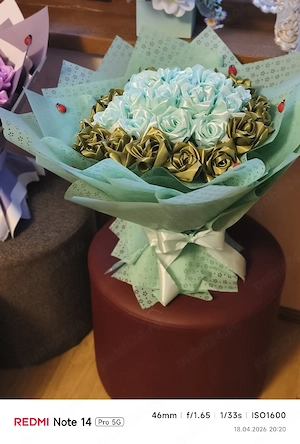 Vand sau fac pe comandă buchete de saten în Deva