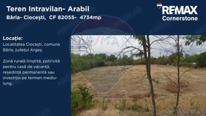 Teren intravilan 4.734 mp – Front 50 m, utilități la drum - imagine 3