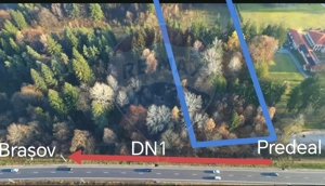 Teren constructii  intrare Brasov , zona VIP Bunloc-Timisul de Jos