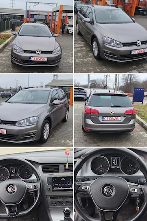 VW Golf 7 Variant 1.6 TDI | Euro 6 (FĂRĂ AdBlue) | 177k km NAP Olanda | 3 Chei | Geamuri Fumurii - imagine 5