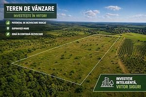 De vânzare   teren cu potențial investițional ridicat - IMOBIHOR - 50 000  