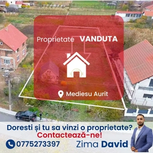 REDUCERE ! Teren Intravilan Mediesu Aurit /Zona Buna/Strada Asfaltata