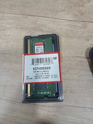 Memorie RAM Laptop 8GB DDR4 2666MHz Kingston   NOUĂ