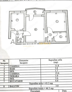 Apartament 2 camere semidecomandat City Park Mall - Dacia - imagine 4