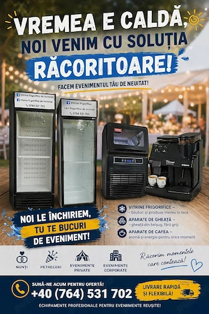 inchiriez vitrine frigorifice 