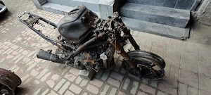  Kawasaki Z900, 2022, inmatriculata RO 2025, cu daune de Incendiu