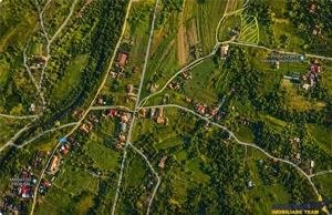 Teren intravilan panoramic, 5.750 mp, view munte, deschidere apreciabila, Ibanesti,  Mures