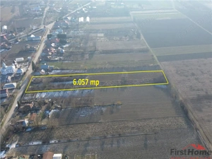 Teren 6.057 mp in Radulesti cu deschidere 30 metri la asfalt - imagine 2