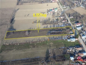 Teren 6.057 mp in Radulesti cu deschidere 30 metri la asfalt - imagine 4