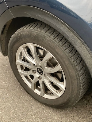 Vand set 4 jante aliaj 17" Kia Sportage 2020 + anvelope iarna - imagine 3