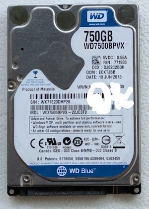 WD Hdd 750 gb 80Ron, hitachi 640 gb 70Ron, pt laptop