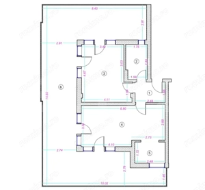 Apartament 2 camere, 52 mp, terasa 73 mp, zona Donath - imagine 5