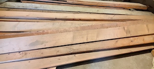 Grinzi stejar centură acoperiș și scândură pentru astereală 