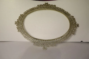 Rama metalica aurie pentru oglinda