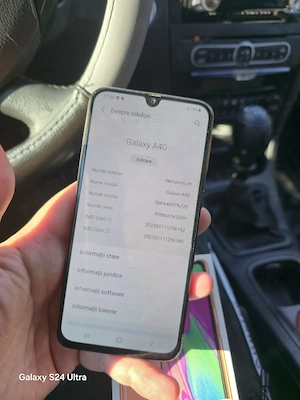 samsung A40 64gb 4gb ram impecabil ca nou la cutie cu casti noi Braila 350 lei - imagine 3