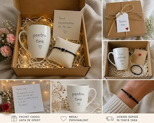 Set cadou, ideal pentru a surprinde persoana dragă.