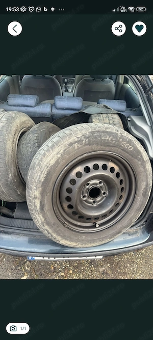 Jante Renault 5x108 R15 + anvelope all season NOI DOT 2026 - imagine 2