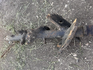 Cap de foraj HDD   Reamer (hole opener) pentru subtraversări   stare excelentă , robust - imagine 3