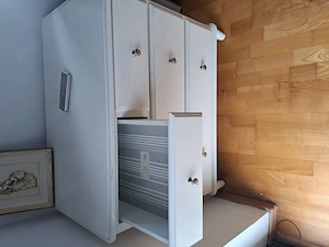 Comoda alba cu sertare