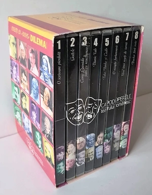 set 8 dvd editie de colectie capodoperele teatrului romanesc original cu timbre colectii cu "dichis"
