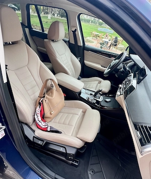 BMW X3 xDrive30e 2021 Plug-In Hybrid   PHEV, tracțiune integrală, albastra - imagine 6