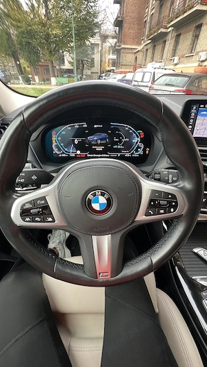 BMW X3 xDrive30e 2021 Plug-In Hybrid   PHEV, tracțiune integrală, albastra - imagine 10